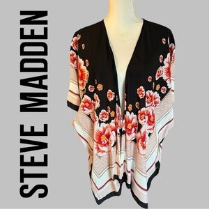 STEVE MADDEN~Stunning Kimono with Exquisite Floral Design -NEW
